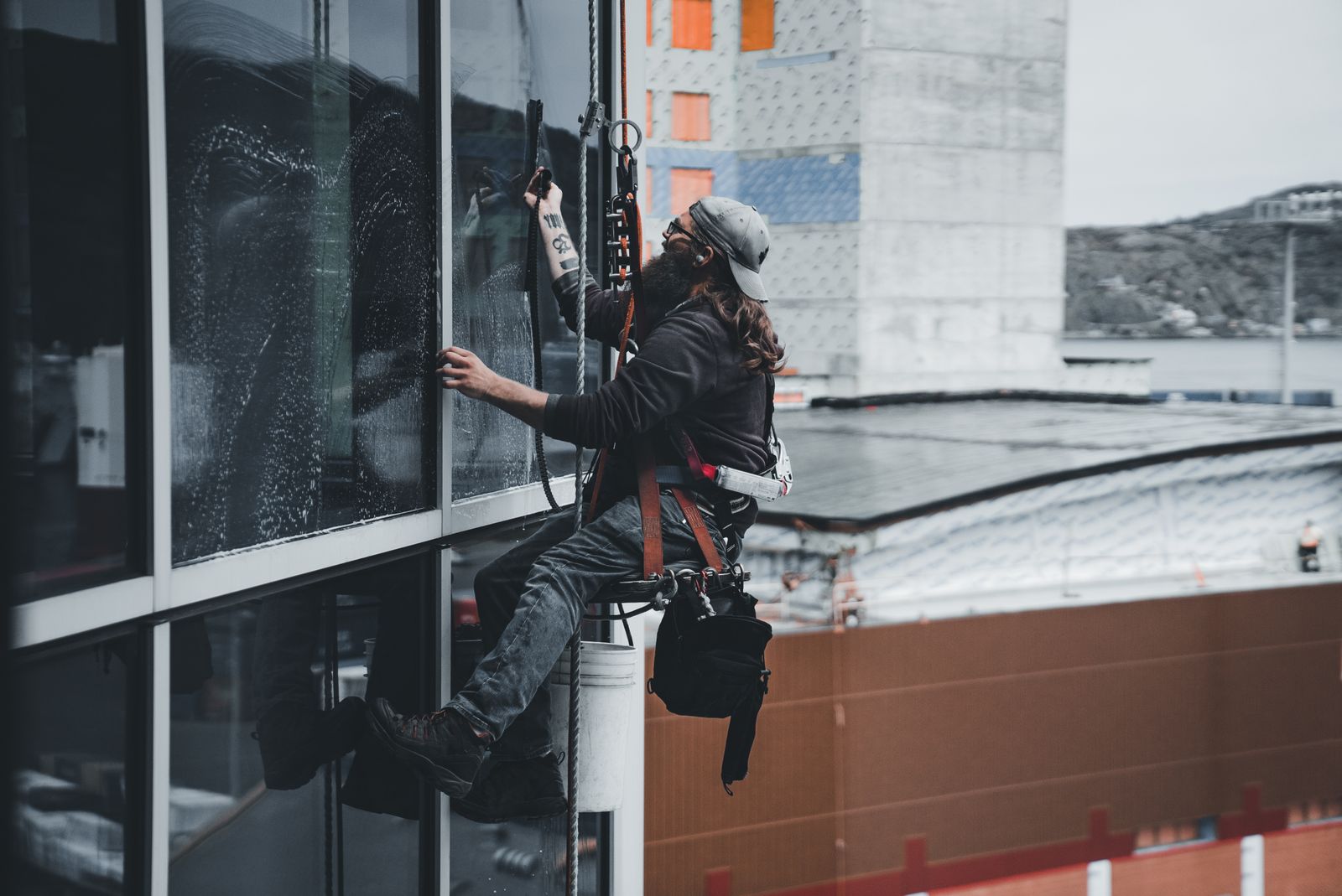 Dış cephe cam temizliği